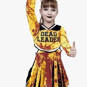 Kids Dead Leader Halloween Costume - Yellow and Red